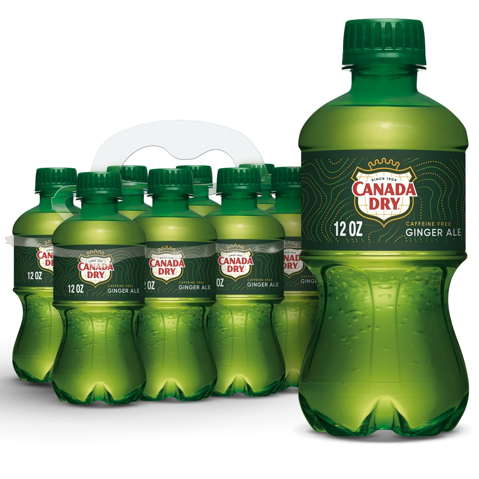Canada Dry Caffeine Free Ginger Ale Soda Pop, 12 fl oz, 8 Pack