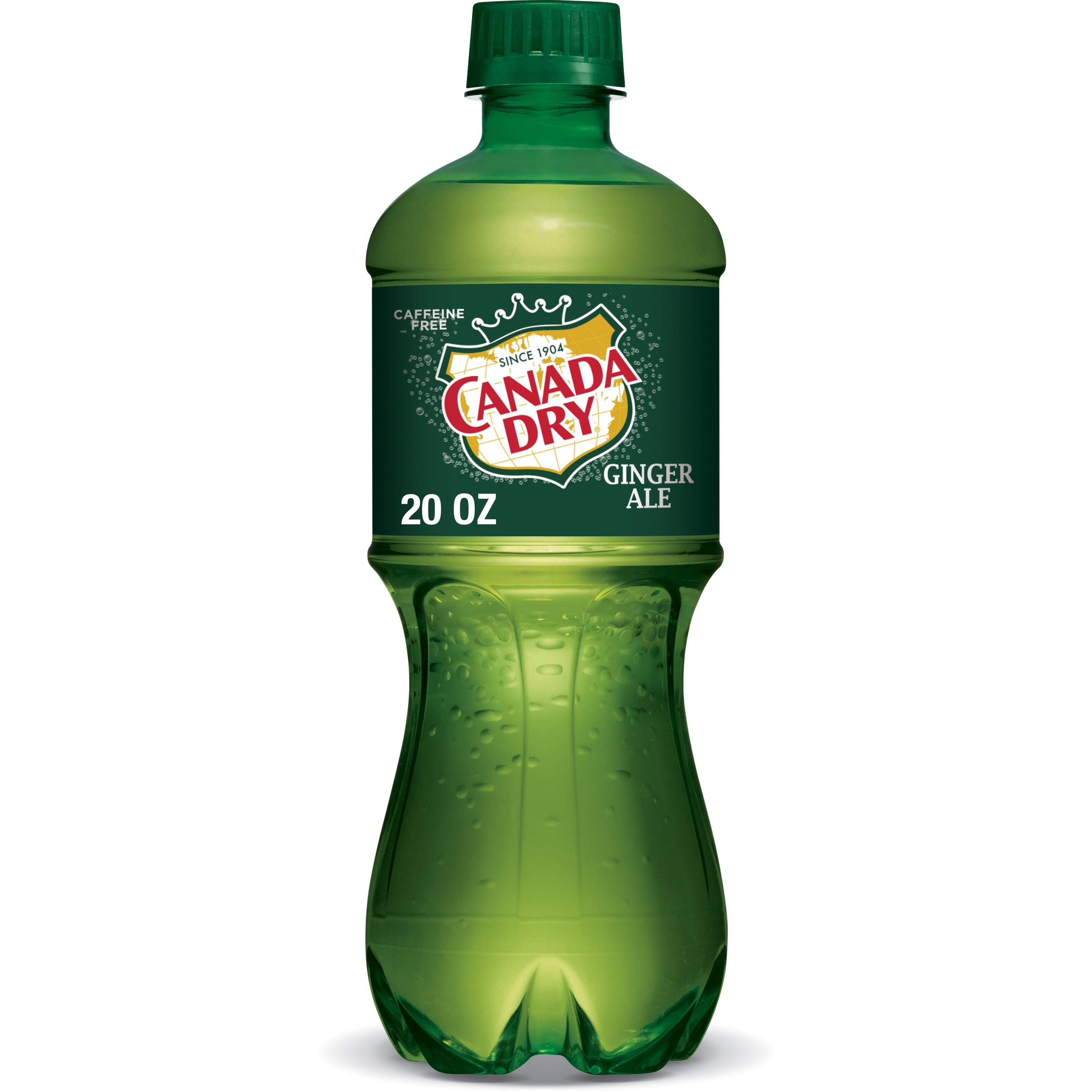 Canada Dry Caffeine Free Ginger Ale Soda Pop, 20 fl oz, Bottle