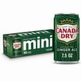 thumbnail image 1 of Canada Dry Caffeine Free Ginger Ale Soda Pop, 7.5 fl oz, 10 Cans ( 2 Pack), 1 of 5