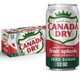 thumbnail image 1 of Canada Dry Caffeine Free Zero Sugar Fruit Splash Cherry Ginger Ale Soda Pop, 12 fl oz, 12 Pack Cans, 1 of 8