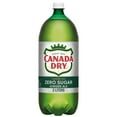 thumbnail image 1 of Canada Dry Caffeine Free Zero Sugar Ginger Ale Soda Pop, 2 Liter Bottle (Pack of 4), 1 of 5