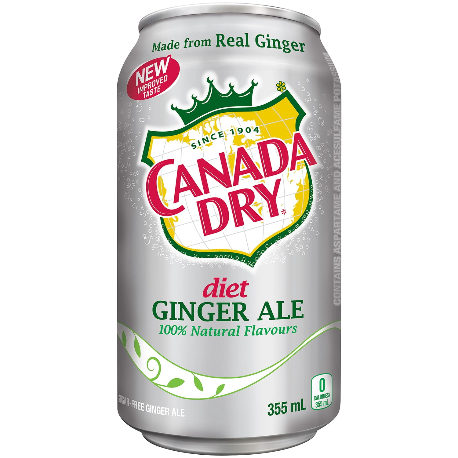 Canada Dry Diet Ginger Ale, 355 mL Can