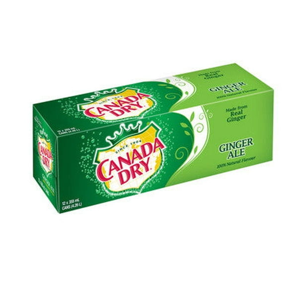 Canada Dry Ginger Ale, 12 Count, 355 ml