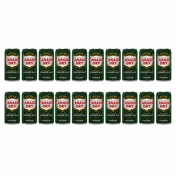 Canada Dry Ginger Ale, 7.5 oz, 20 Mini Cans