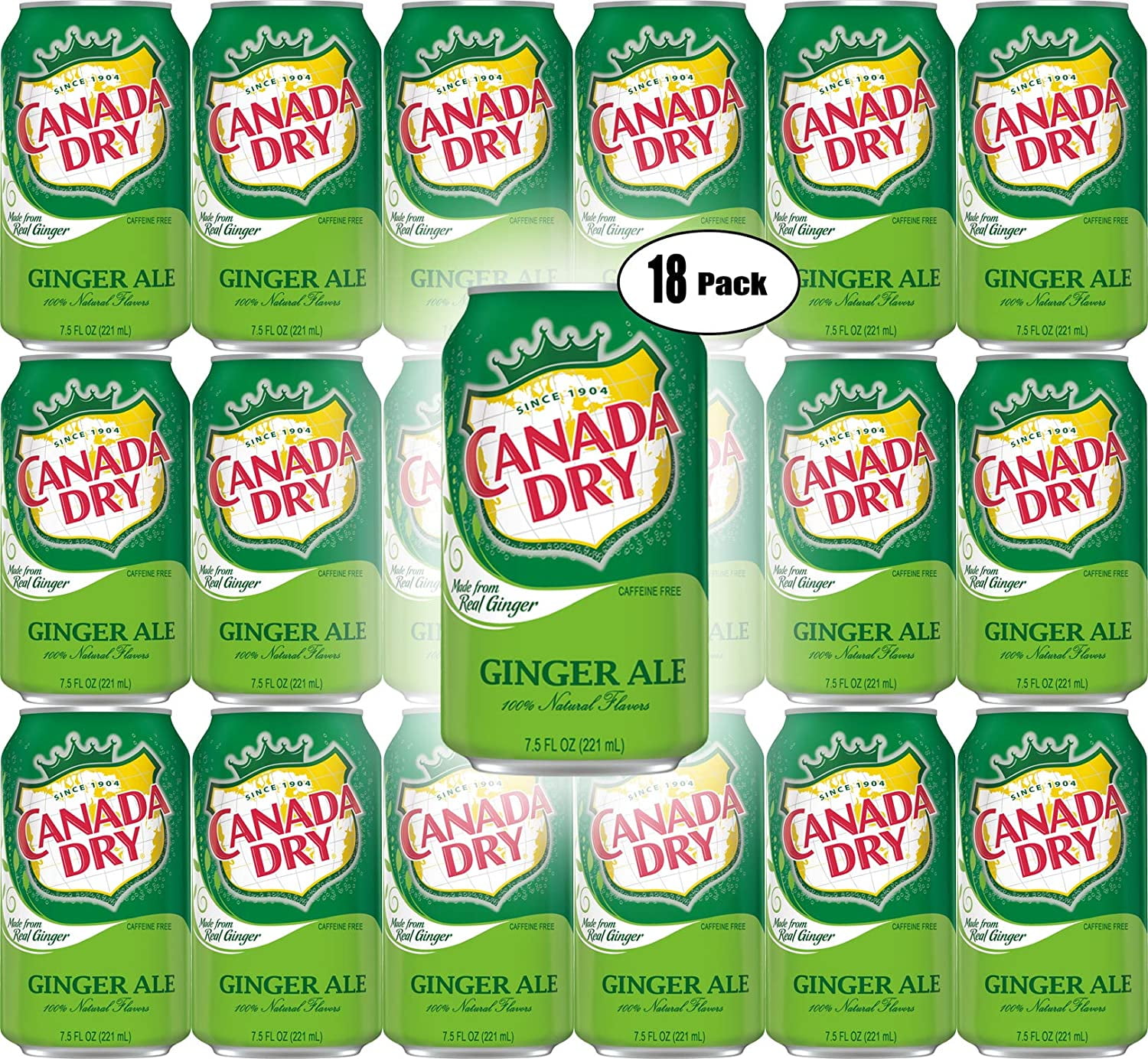 Canada Dry Ginger Ale Winter Mini Cans Variety Pack, 30 pk.