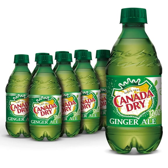 Canada Dry Ginger Ale Soda Bottles - 12 fl oz - 8 pk