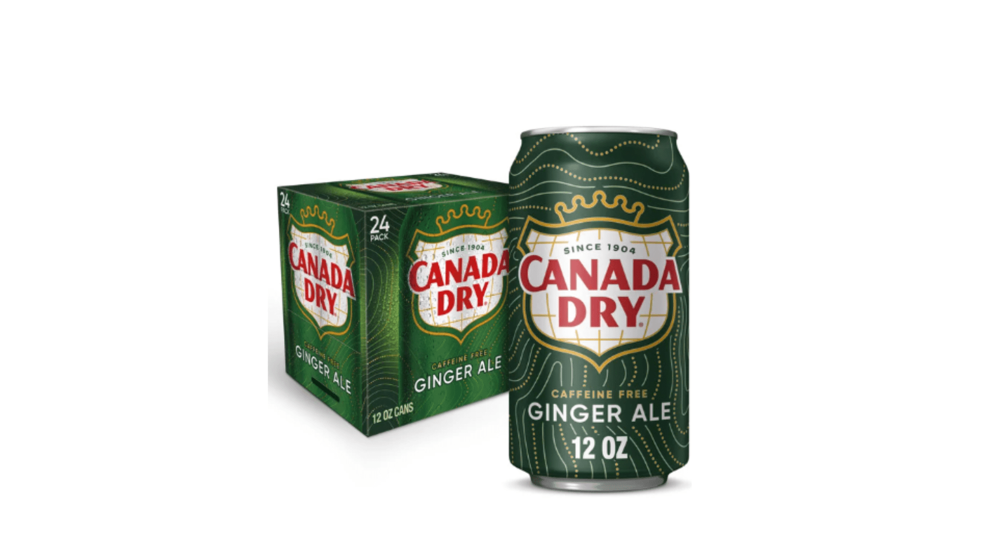 Canada Dry Ginger Ale Soda, 12 fl oz Cans, 24 Pack