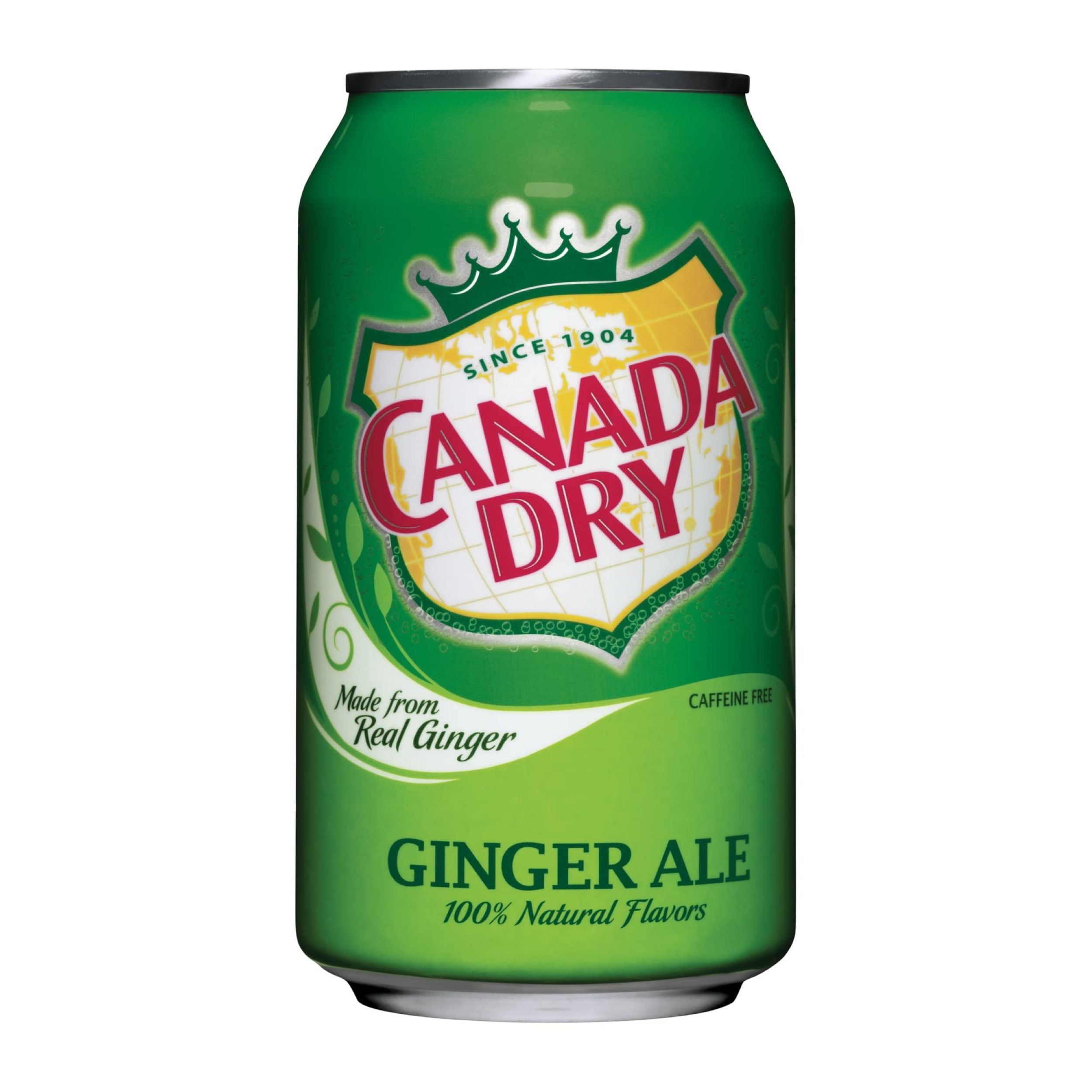 Canada Dry Ginger Ale Soda 12oz Cans, Quantity of 36