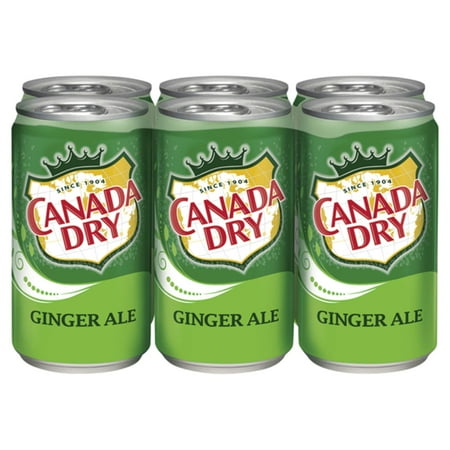 Canada Dry Ginger Ale Soda 7.5oz Cans, Quantity of 30