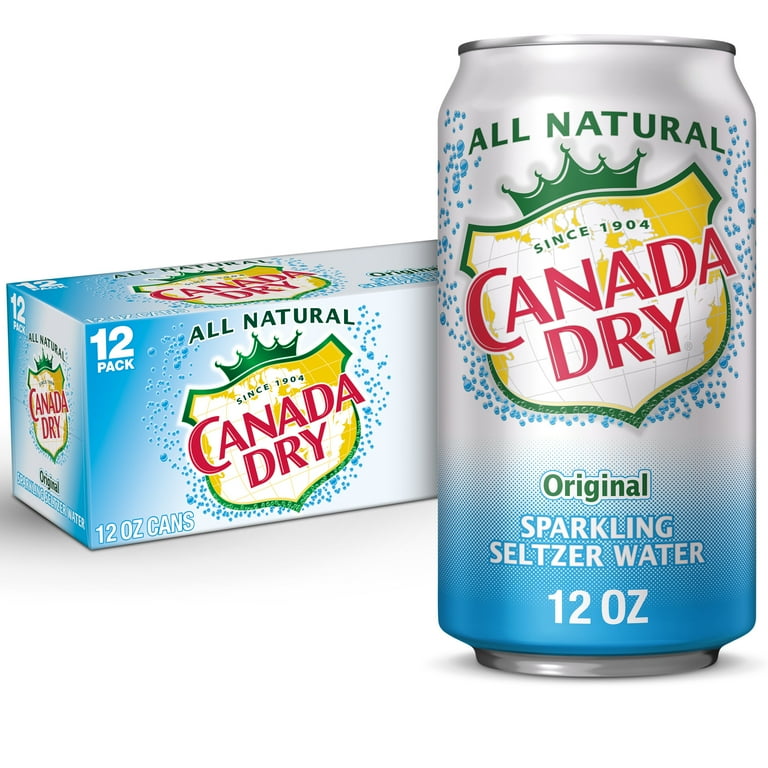 Canada Dry Carbonated Zero Calorie Original Sparkling Seltzer 