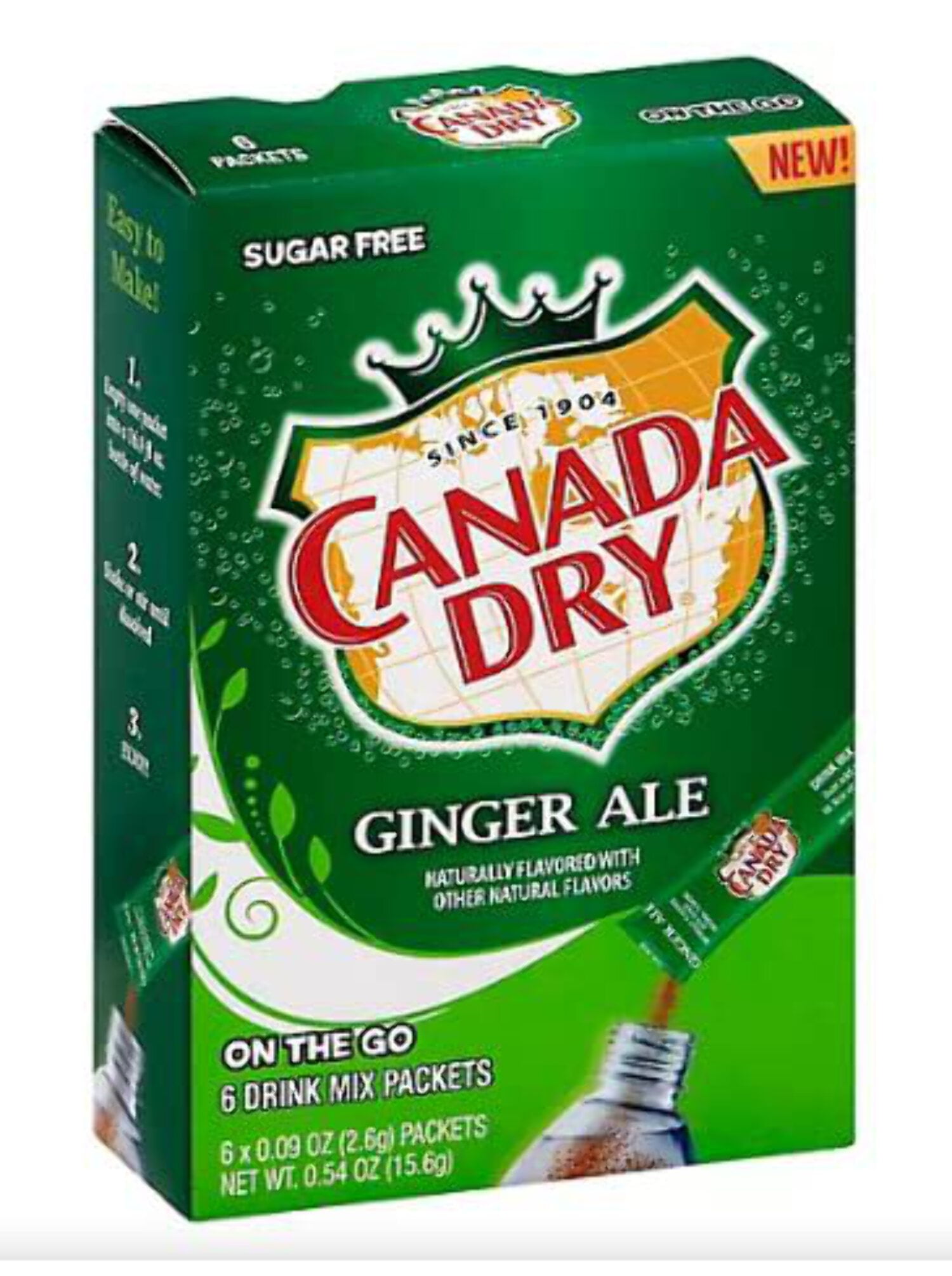 Canada Dry Powder Drink Mix, Original Ginger Ale