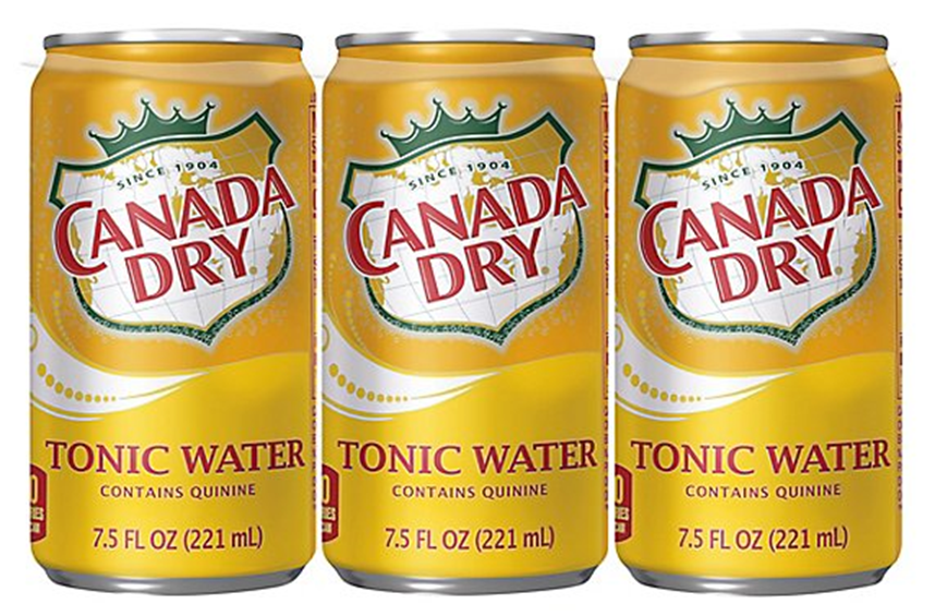 Canada Dry Tonic Water, Mini Cans 7.5oz, Pack of 24