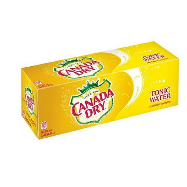 CANADA DRY TONIC WATER CANS (12x355ML)