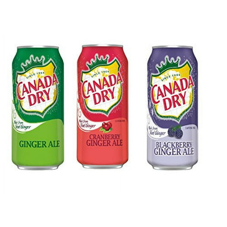 Canada Dry Ginger Ale, Variety Pack, 12 fl oz, 36 ct
