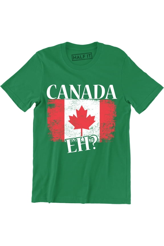 Canada Eh - National Flag Leaf Canadian Awesome Men's T-Shirt