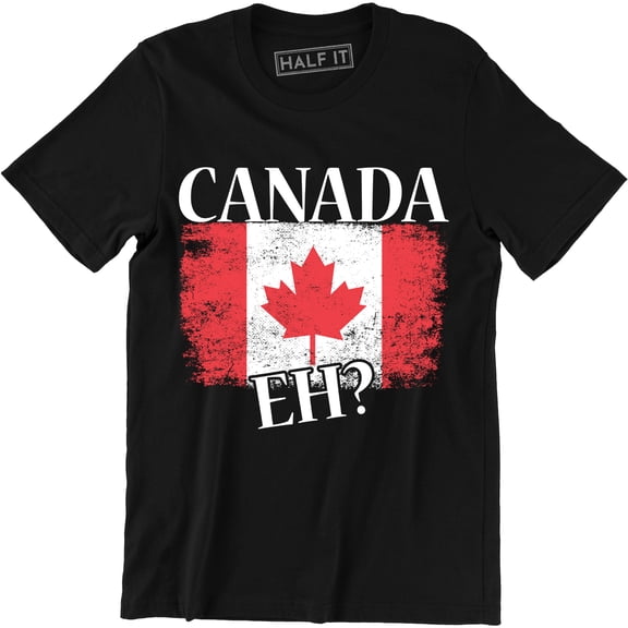 Canada Eh - National Flag Leaf Canadian Awesome Men's T-Shirt