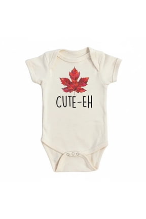 Canada Eh Newborn Baby Bodysuit