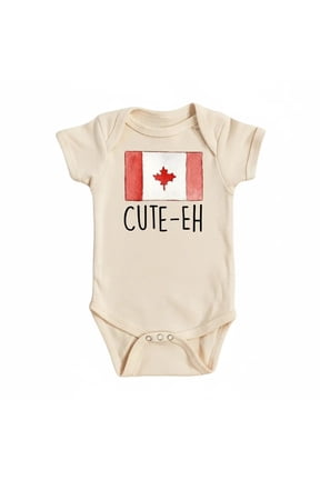Canada Eh Newborn Baby Bodysuit
