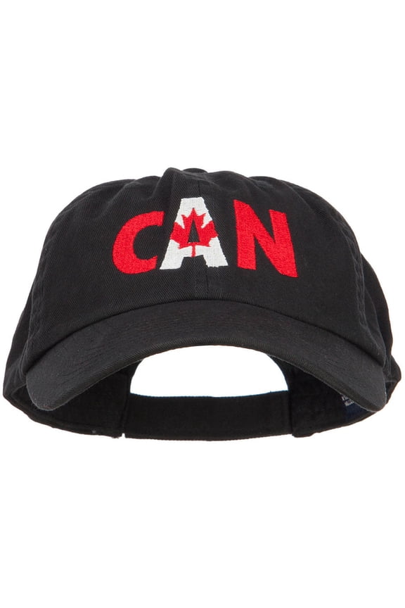 Canada Embroidered Low Profile Cap - Black OSFM