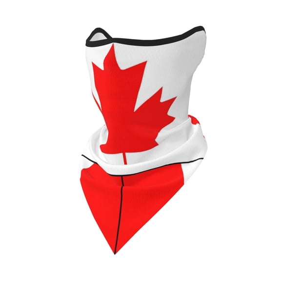 Canada Flag Bandanas Headband Quick Dry Protection Windproof Multifunctional Print Balaclava