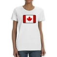 thumbnail image 1 of Canada Flag Box Stamp Women T-Shirt, Female x-Large, 1 of 4