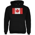 thumbnail image 1 of Canada Flag Canadian Eh Mens Hoodie Black 2XL, 1 of 1