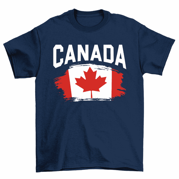Canada Flag Canadian Maple Leaf T-Shirt Gift Tee Men Women