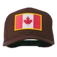 thumbnail image 1 of Canada Flag Embroidered Patch Cap - Brown OSFM, 1 of 5