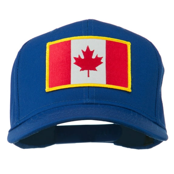 Canada Flag Embroidered Patch Cap - Royal OSFM