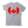 thumbnail image 1 of Canada Flag Heart Shirt Canada Patriotic Unisex Shirt Canada Country Flag Shirt Canada Day Shirt (4X-Large Grey), 1 of 6