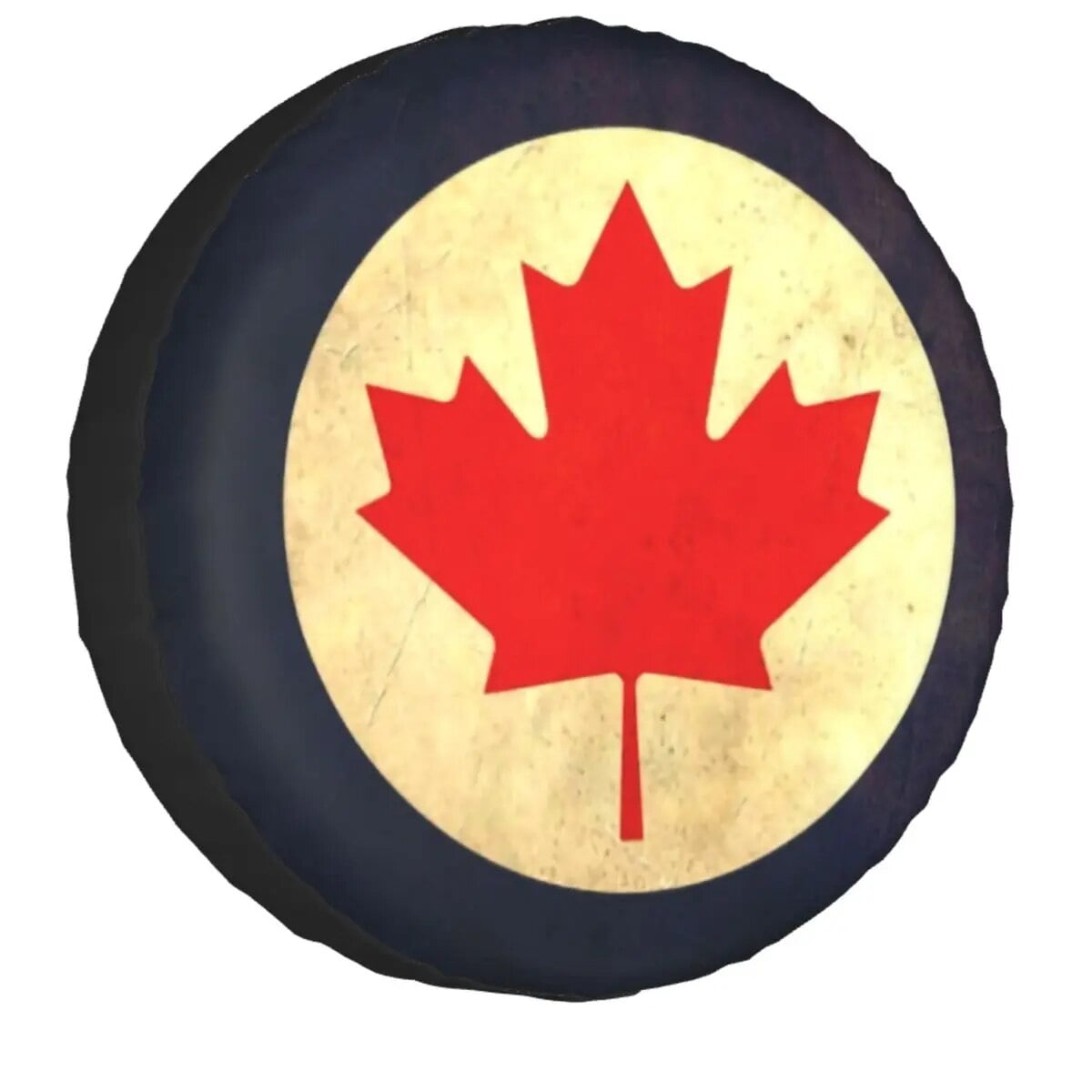 Canada Flag Heartbeat Maple Leaf Spare Tire Cover for Jeep Canadian