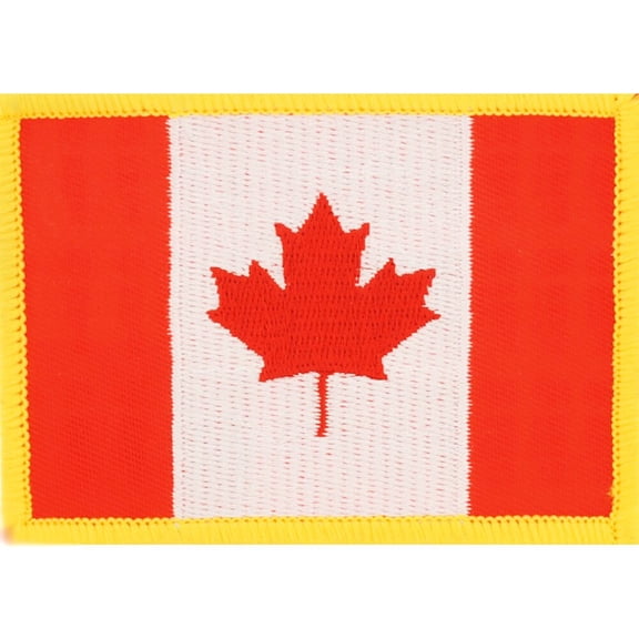 Canada Flag Patch 2 1/2" x 3 1/2"