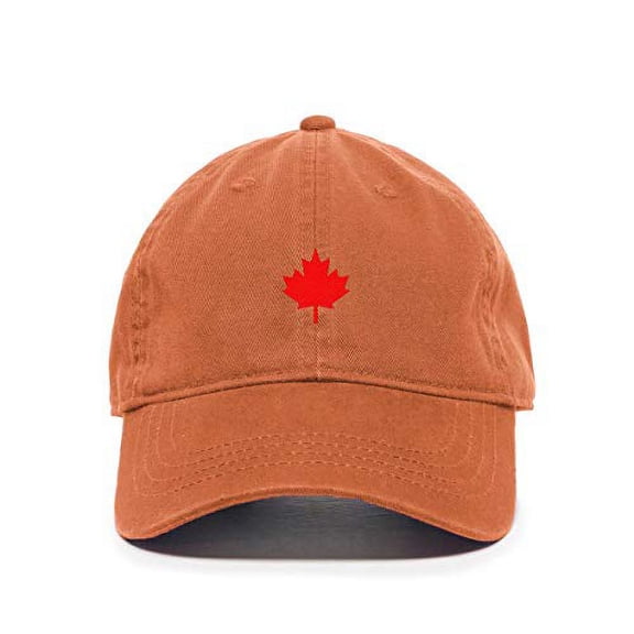 Canada Flag Red Maple Leaf Baseball Cap Embroidered Cotton Adjustable Dad Hat