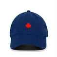 thumbnail image 1 of Canada Flag Red Maple Leaf Baseball Cap Embroidered Cotton Adjustable Dad Hat, 1 of 1
