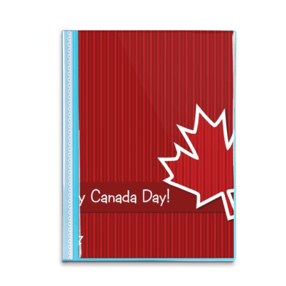 Canada Flavor Happy Canada Day Book Sheet Protectors Portfolio Binder Folder