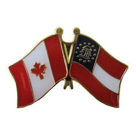 Canada Georgia Friendship Pin