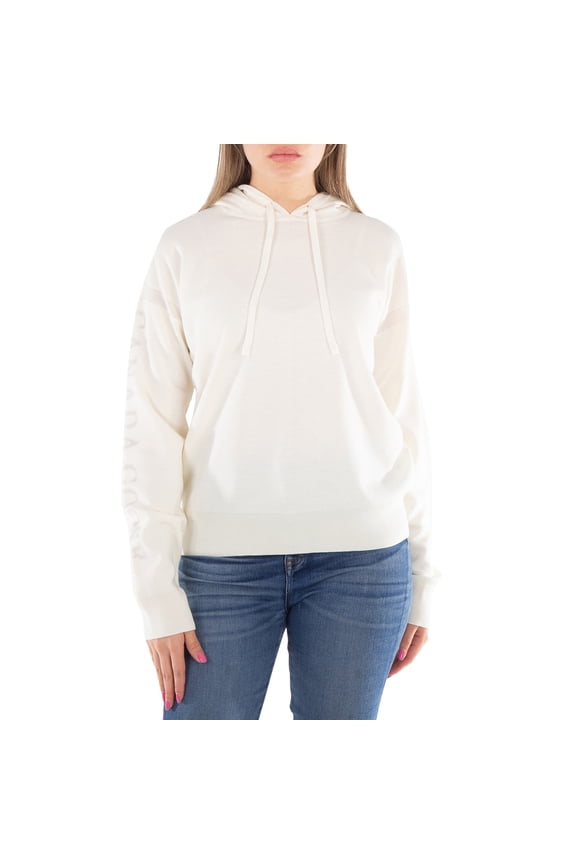 Belleville Long Sleeve Wool Hoodie, Size Medium