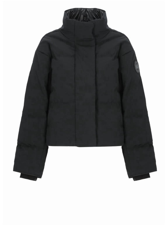 High Neck Short Padded Jacket With Hidden Closure (Women's)