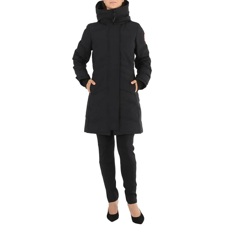 Canada Goose Ladies Black Classic Fit Lorette Parka Size X Small Walmart