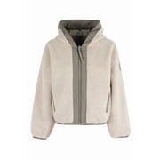 Canada Goose Reversible Fleece Bomber Jacket With Hood Womens