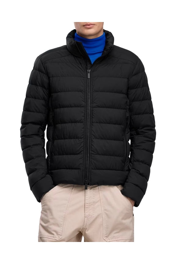 mens  Crofton Enduraluxe Down Jacket, l, Black