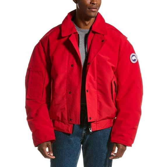 Canada Goose mens Daxue Down Bomber Jacket, XS, Red
