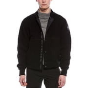 Canada Goose mens Hudson Wool-Blend Fleece Bomber Jacket, XL, Black