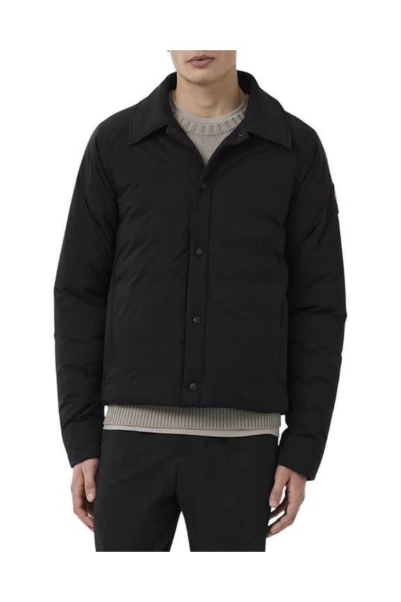 mens  Lodge Coach Jacket, l, Black