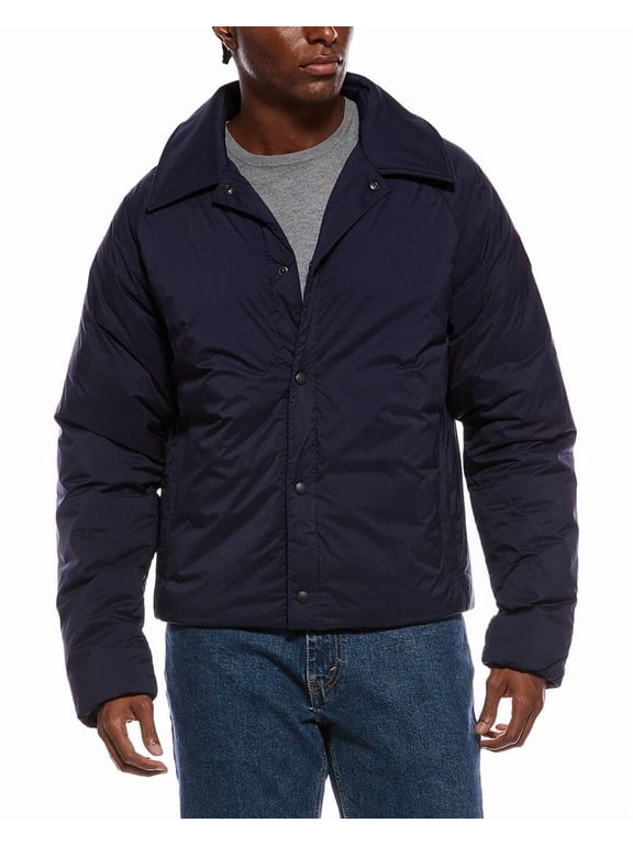 mens Lodge Coach Jacket, m, Blue