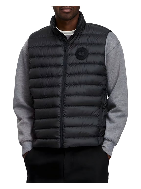 Sleeveless Quilted Vest With High Collar (Men's)