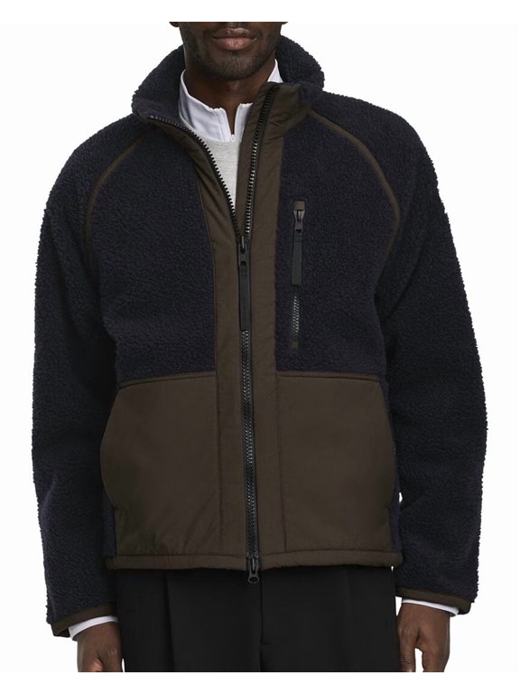 mens Westport Fleece Wool-Blend Jacket, s, Black