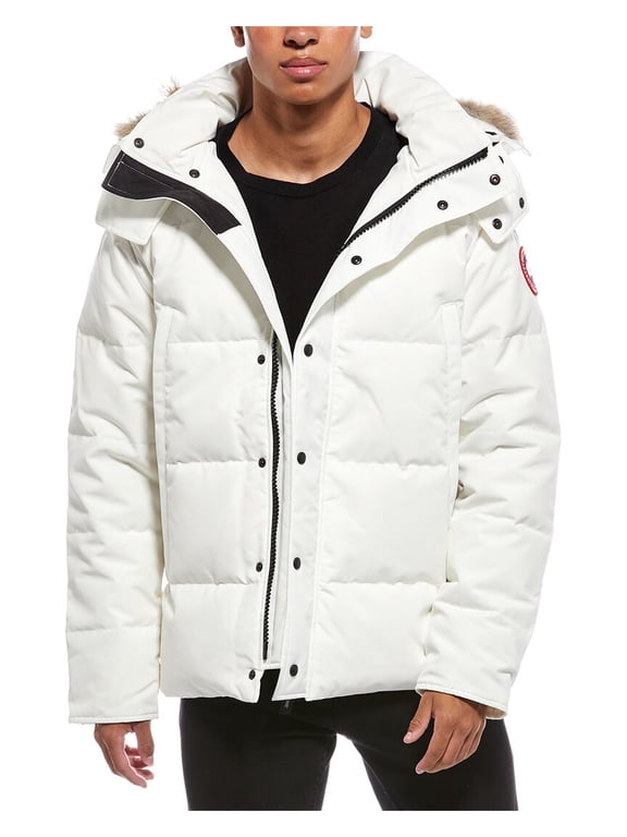 mens Wyndham Down Jacket, s, White