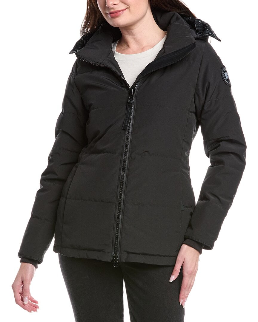 Canada Goose womens Chelsea Parka Black Label Slim Fit Parka, xs