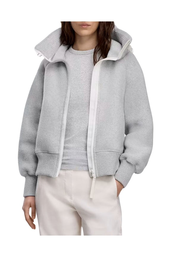 womens  Chiliwack Wool-Blend Bomber Jacket, l